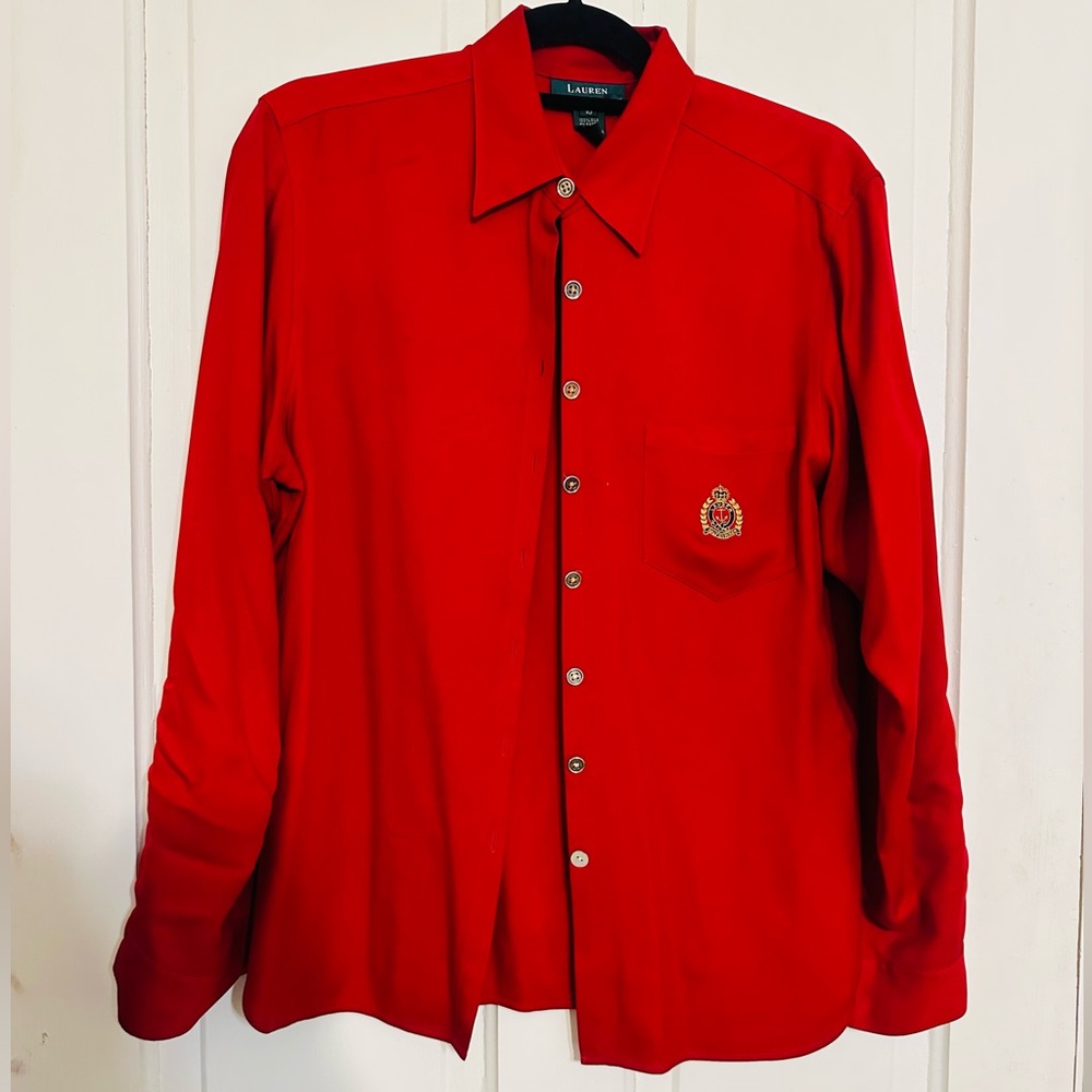 Lauren Ralph Lauren Vintage 100% silk blouse